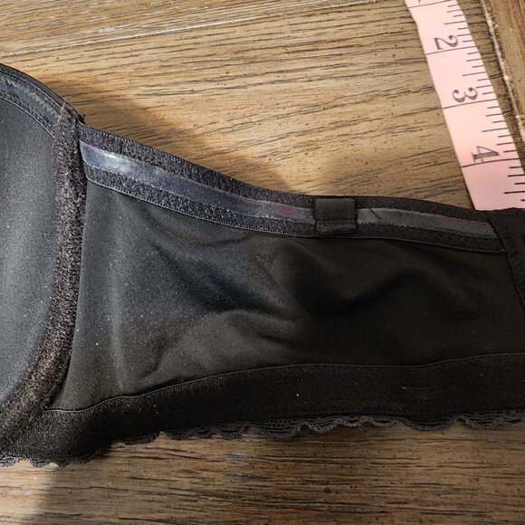 Natori Pure Luxe Strapless Contour Underwire Bra NWT Black 34D - Picture 10 of 14